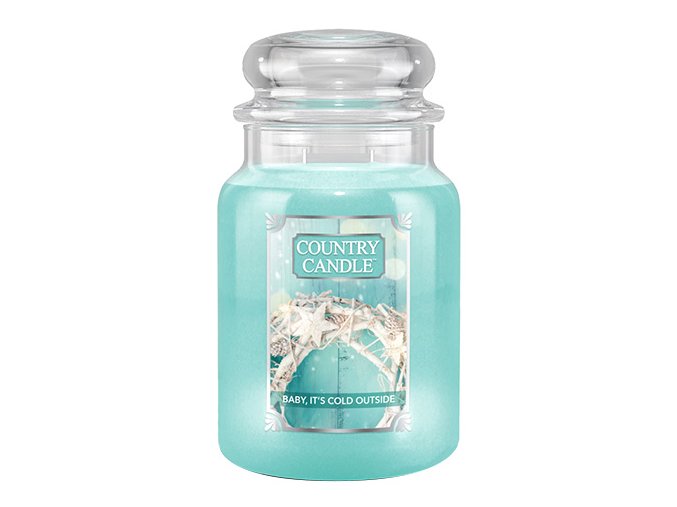 Country Candle Vonná svíčka Baby it is cold outside, 680 g.