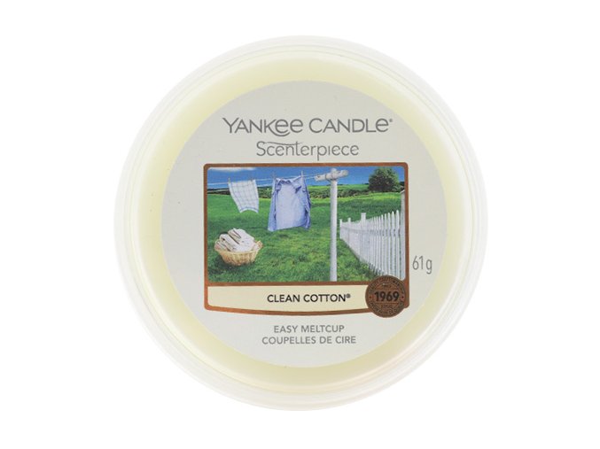 Yankee Candle Vonný vosk Čistá bavlna, 61 g