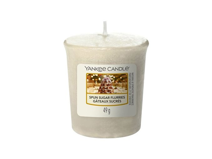 Yankee Candle Votivní svíčka Spun Sugar Flurries, 49 g