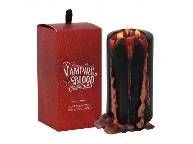 Tears candle Černá svíčka Vampire Blood (Upíří krev), 15,2 x 7,6 cm