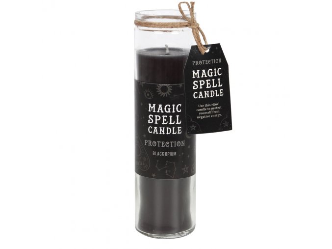 Magic Spell Candles Magická svíčka Protection (Černá)