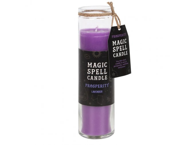 Spirit of Equinox Magic Spell Candle Magická svíčka Prosperity (Fialová)