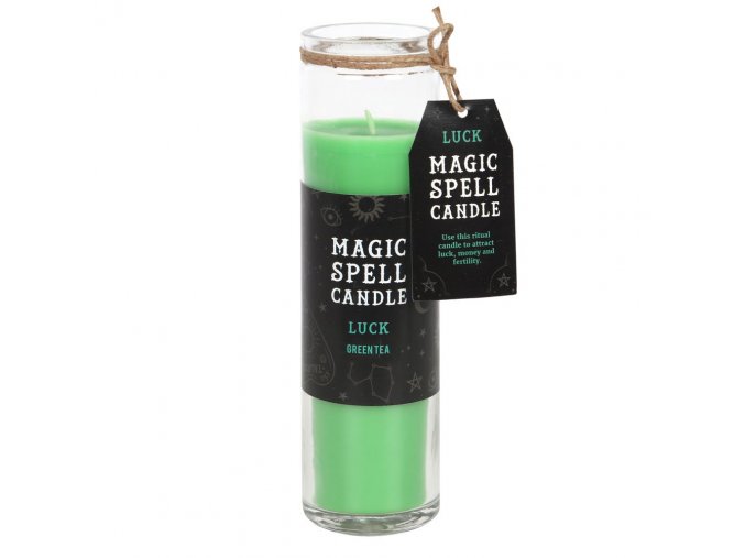 Spirit of Equinox Magic Spell Candle Magická svíčka Luck (Zelená)