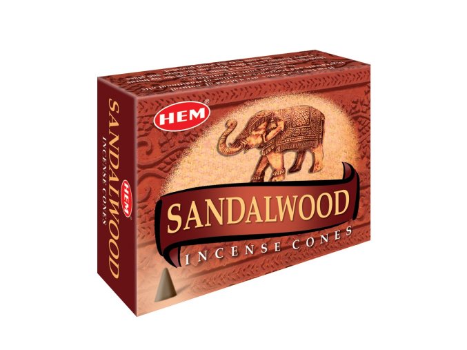 HEM Vonné kužely SANDALWOOD, 10 ks