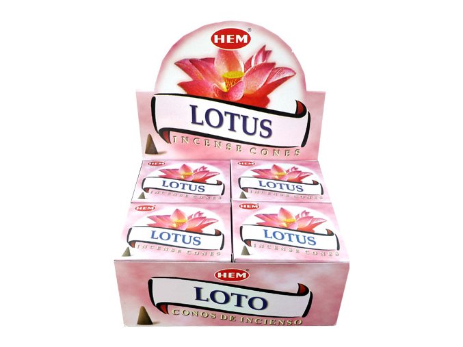 HEM Vonné kužely Lotus (lotos), 10 ks