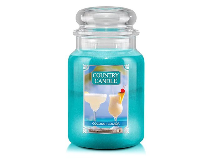 Country Candle Vonná svíčka Coconut Colada, 680 g.