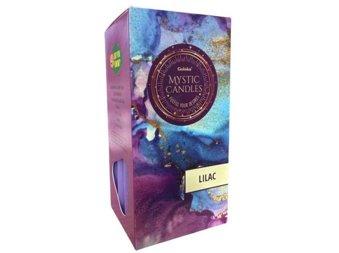 Goloka Mystic Candles Lilac Magické svíčky (šeříková), 20 ks
