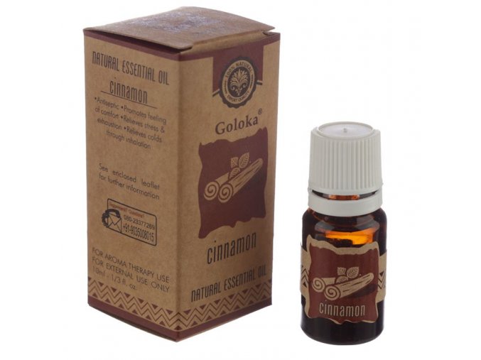 Goloka Natural Essential Oil Cinnamon (skořice), 10 ml