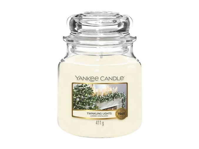 Yankee Candle Vonná svíčka Twinkling Lights Candle, 411 g