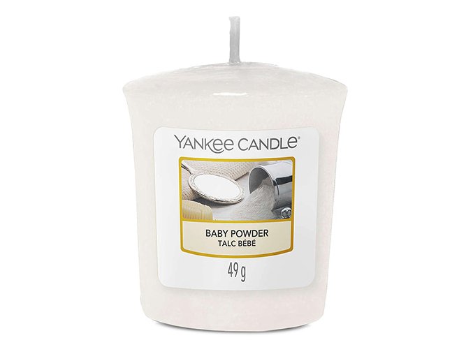 Yankee Candle Votivní svíčka Dětský pudr 49 g