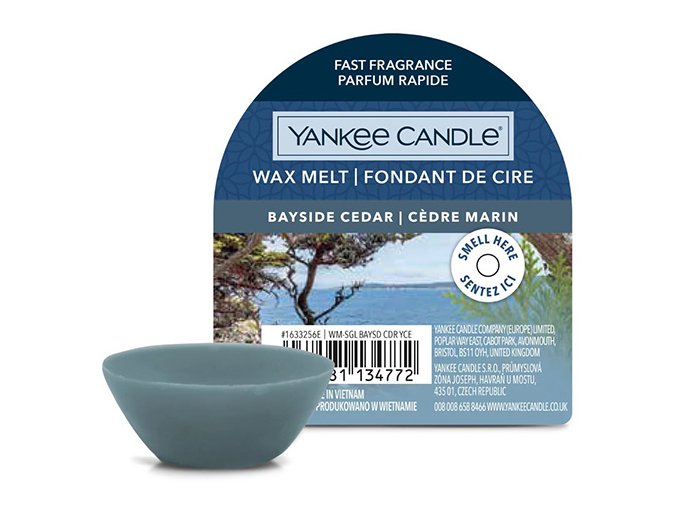 Yankee Candle Vonný vosk Bayside Cedar (pobřežní cedr), 22 g