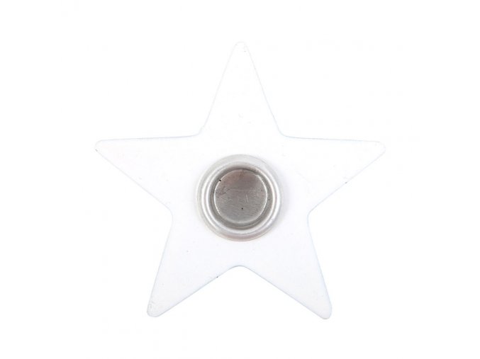 Spirit of Equinox Magic Spell Candles WHITE STAR Svícen pro magické svíčky, 6 x 1,7 cm