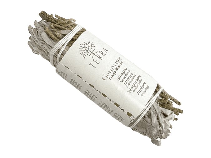 TERRA Svazek pro vykuřování White sage a Juniper (Šalvěj bílá a jalovec), 10 cm, 20 30 g.