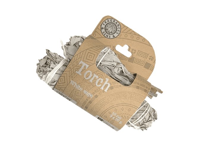 FRAGRANCES & SENS Svazek (pochodeň) pro vykuřování White sage (Šalvěj bílá), 10 cm, 25 30 g., 3 ks v balení