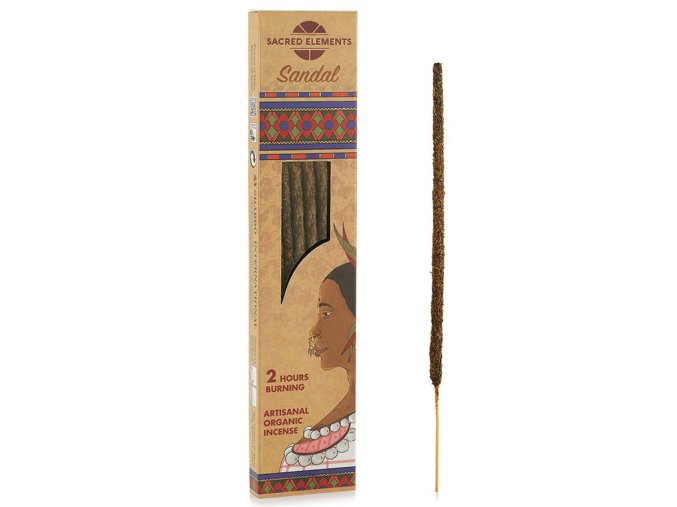 HEM Vonné tyčinky Sacred Elements Sandal (Santalové dřevo), 10 ks