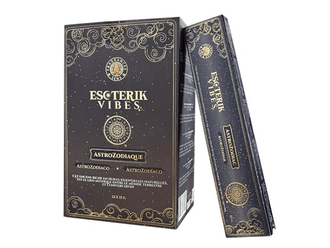 FRAGANCES & SENS Vonné tyčinky Masala Esoterik Vibes Astrozodiac (Hvězdný zvěrokruh), 15 g.