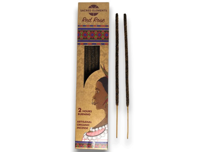 HEM Vonné tyčinky Sacred Elements Red Rose (Červená růže), 10 ks 2