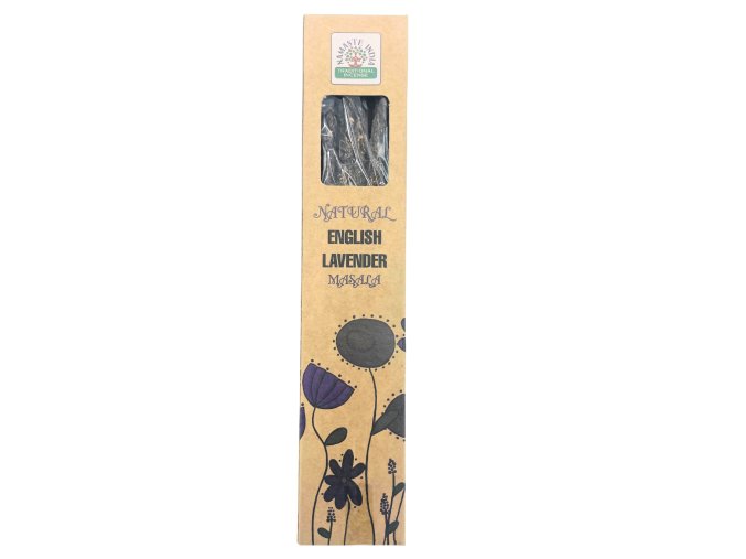Vonné tyčinky Natural Botanical Masala English Lavender (Anglická levandule) , 11 ks