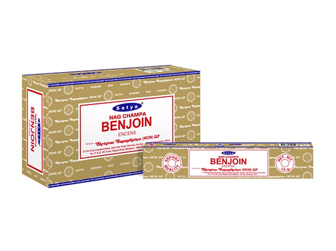 Shrinivas Satya Vonné tyčinky Benzoin, 15 g.