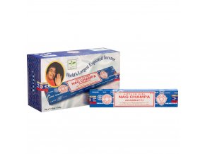 Shrinivas Satya Vonné tyčinky Nag Champa, 15 g