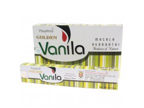 Vonné Tyčinky Vijayshree Golden Masala Vanila, 15 g 2