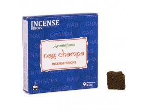 Aromafume vonné cihličky Bricks Nag Champa, 9 ks