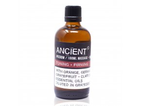 Ancient Wisdom Aroma olej pro masáže a do koupele Tónovací a zpevňující směs, 100 ml