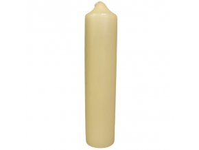 Dekorativní svíčka válec krémová, 265 x 60 mm