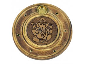 Stojánek na vonné tyčinky a kužely Ganesha, 10 cm