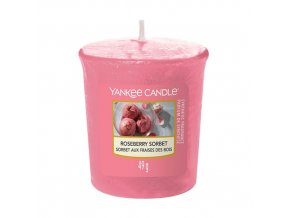 Votivní svíčka Yankee Candle Růžový sorbet Roseberry Sorbet, 49 g