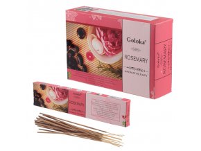 Goloka Aromatherapy Rosemary Vonné tyčinky, 15 g