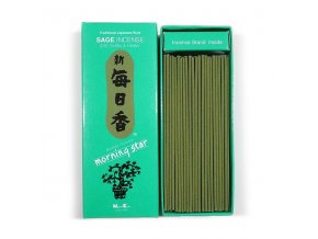 Vonné tyčinky Nippon Kodo Morning Star Sage Bílá Šalvěj, BOX 200 ks