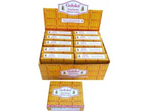 Goloka Vonné kužely Nag Champa dhoop, 10 ks 1