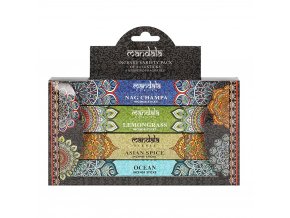 Mandala Dárkové balení Vonné tyčinky MIX vůní, 4 x 14 ks