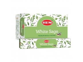 HEM White Sage Bílá šalvěj Premium Masala Vonné tyčinky, 15 g 1