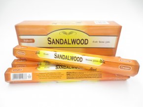 TULASI Vonné tyčinky Sandalwood Santalové dřevo, 20 ks