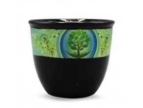 Mani Bhadra Kadidelnice Keramická miska pro vykuřování Tree of Life design