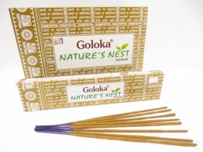 Goloka Vonné tyčinky NATURE'S NEST, 15 g