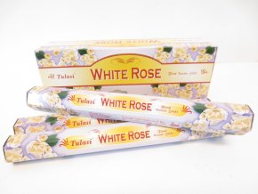 TULASI Vonné tyčinky WHITE ROSE, 20 ks