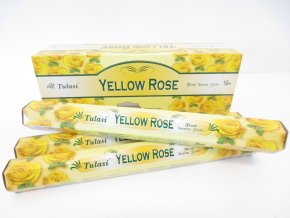 TULASI Vonné tyčinky YELLOW ROSE, 20 ks