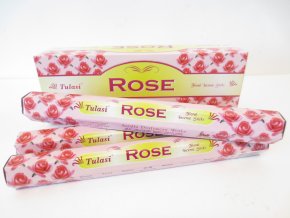 TULASI Vonné tyčinky ROSE, 20 ks