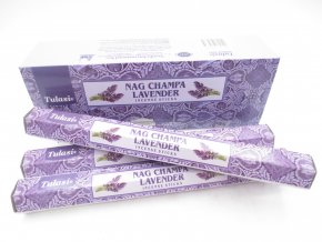 TULASI Vonné tyčinky NAG CHAMPA LAVENDER, 15 g