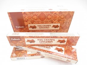 TULASI Vonné tyčinky NAG CHAMPA CINNAMON Premium quality, 15 g