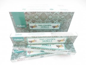 TULASI Vonné tyčinky NAG CHAMPA VANILLA Premium quality, 15 g