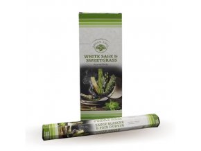 Green Tree Vonné tyčinky White Sage & Sweetgrass, 15 g