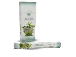 Green Tree Vonné tyčinky White Sage & Yerba Santa, 15 g