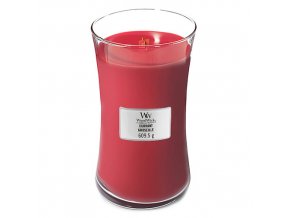 WoodWick Currant (Rybíz) Vonná svíčka s dřevěným knotem, 609,5 g