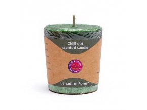 Yogi & Yogini Naturals Votivní vonná svíčka Canadian Forest, 54 g