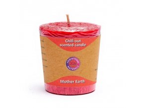 Yogi & Yogini Naturals Votivní vonná svíčka Mother Earth, 54 g