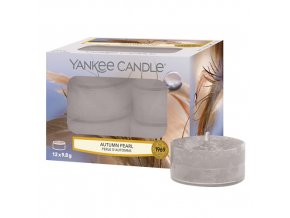 Yankee Candle Čajová svíčka Podzimní perla (Autumn pearl), 12 ks